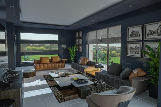 4+1 luxury villa for sale in Ozankoy, Kyrenia