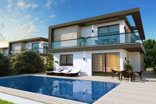 4+1 luxury villa for sale in Ozankoy, Kyrenia